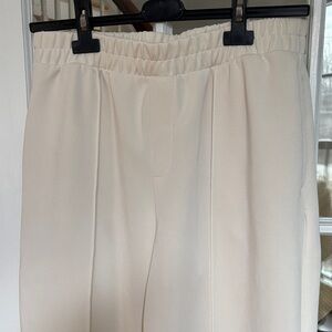NWOT A New Day Cream Women's Trousers Elastic Waist